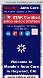 Mobile Screenshot of mandosautocare.com